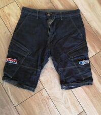 Jeans GAS Bermuda Uomo Pantaloncini blu Corti Taglia M Pantaloni Honda Hrc Biker