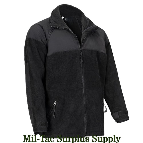 Army issue black polartec - black,