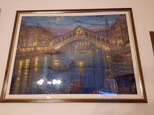 quadri con brillantini con cornice e senza