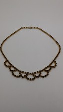 Collana placcato d’oro con pietre vintage gold plated necklace with stones
