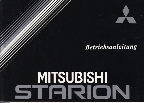 Mitsubishi starion manuale - mitsubishi, uso