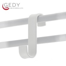 Appendino Merlino porta asciugamani per termoarredo in abs bianco