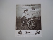 advertising Pubblicità 1981 MOTO ASPES YUMA 125 TS/B