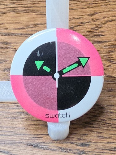 Spilla orologio swatch vintage - spilla,