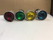 4 Fari Par 36 6V/30W Pin Spot/Pin-130 con Lampada Inclusa