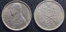 Moneta Principato di Monaco - Luigi II - 20 Franchi - Anno 1947