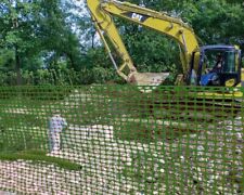 Rete delimitazione cantiere plastica verde, scavi ristrutturazioni, lavori edili