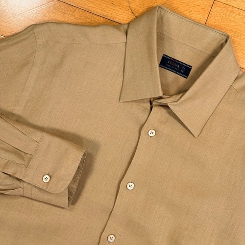 Prada mens tan 100 - prada, linen