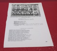 TERNANA VARESE pagina da ALMANACCO PANINI 1978 MASCELLA VAILATI TRESOLDI FABRIS
