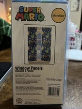 SUPER MARIO YOSHI Franco Set di Tende per Finestre per Cameretta Bambini, 82 in x 63 in