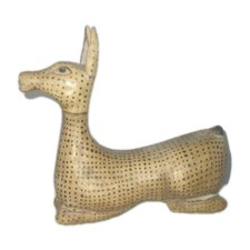 Vaso.plastico Ceramica Arte Etrusca Riproduzione H Cm 20 Lung. Cm 25