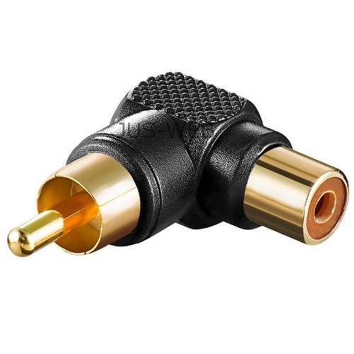 Adattatore angolare audio - audio, 90°