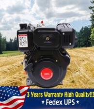 Motore Diesel 10HP 4 Tempi Resistente Monocilindrico 1" Albero 418CC