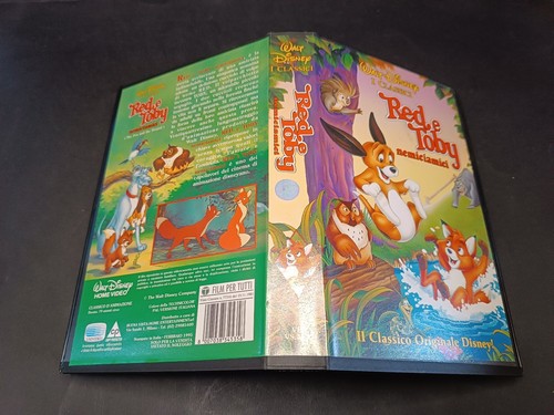 Vhs walt disney red toby - walt,
