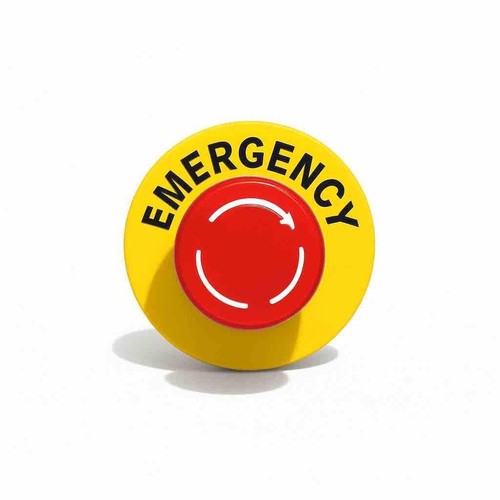 Pulsante fungo emergenza - , ac