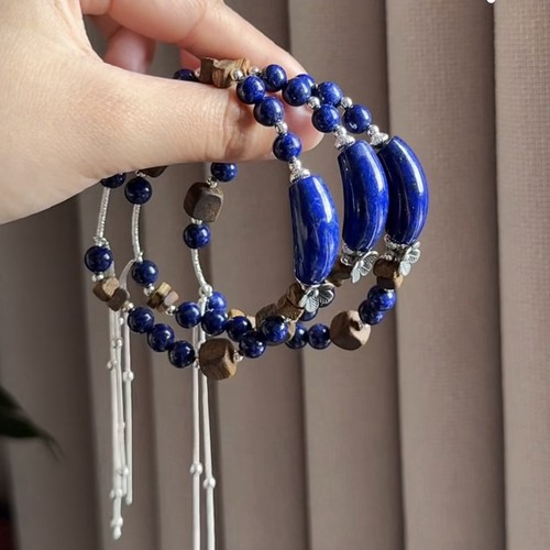 Catena bracciale legno charm - catena,
