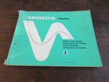 Honda XR500 XR500z 1978 Parts list catalog catalogo ricambi lista ricambi catalogo