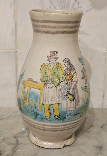 Brocca ceramica faience fine - brocca,,