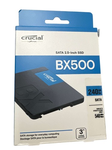 Ssd sata crucial bx500 - ssd,