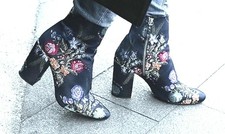 Stivaletti ZARA nuovi blu navy