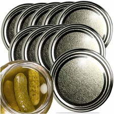 10x coperchio twistoff argento - 10x,