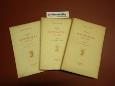L 5.539 N 3 VOLUMI STORIA DELLA LETTERATURA ITALIANA DI G ORTOLANI VOL 1 2 E 3