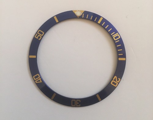 Inserto lunetta blu/oro