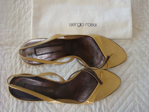 Sergio rossi sandali - sergio, vernice