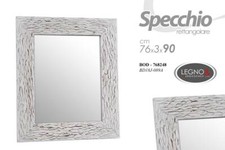 SPECCHIO RETTANGOLARE LEGNO