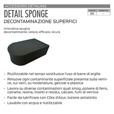 Sintoflon DETAIL SPONGE spugna decontaminante CLAY BAR anziché barrette argilla