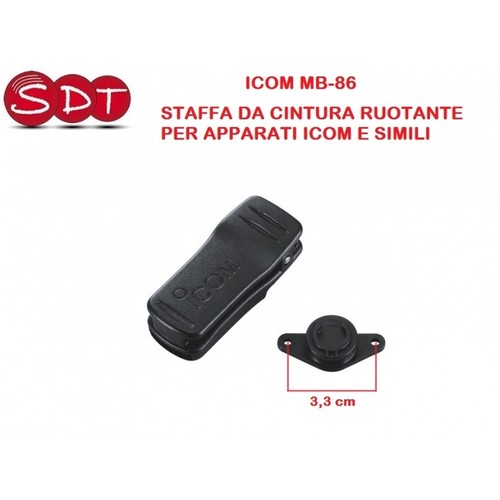 Icom staffa da cintura - icom,