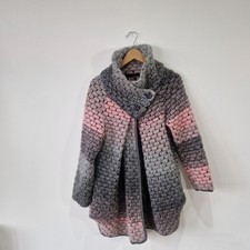 Cardigan misto lana collo