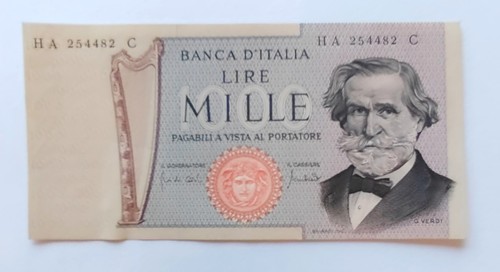 Banconota mille lire 1000 - mille,