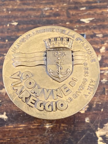 Viareggio medaglione bronzo - viareggio-medaglione, in