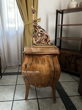 Coppia di Comodini Antichi Stile Arte Povera Legno Italia Primi '900 Originale