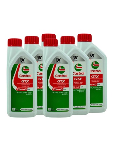 Castrol gtx 15w 6x - castrol, 15w-40