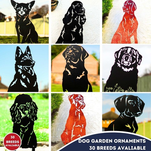 Dog breeds garden ornaments - breeds,