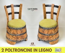 Poltrone in legno artigianali