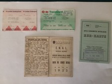 LOTTO 4 TESSERE BIGLIETTI ENAL