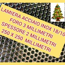 Lamiera forata acciaio inox