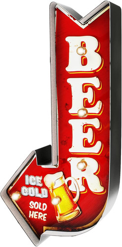 Insegna della birra - della,