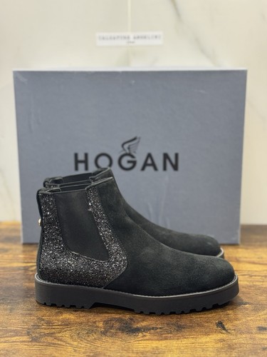 Hogan stivaletto suede nero - hogan,