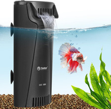 Filtro interno acuario silenzioso 3 etapas 5w para pecera 20 gal betta tortuga