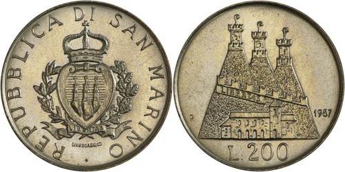 San marino 200 lire - san,