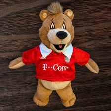 Peluche Originale Berni Mascotte FC Bayern München + Maglia Vintage Adidas