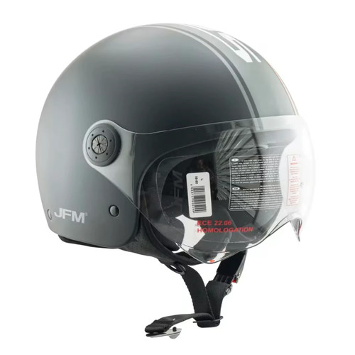 Casco jet nero opaco - nero,