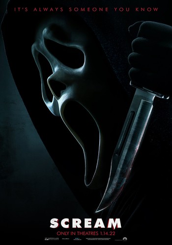 Scream poster - v,