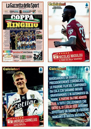 Panini calciatori 2019 2020 - panini,