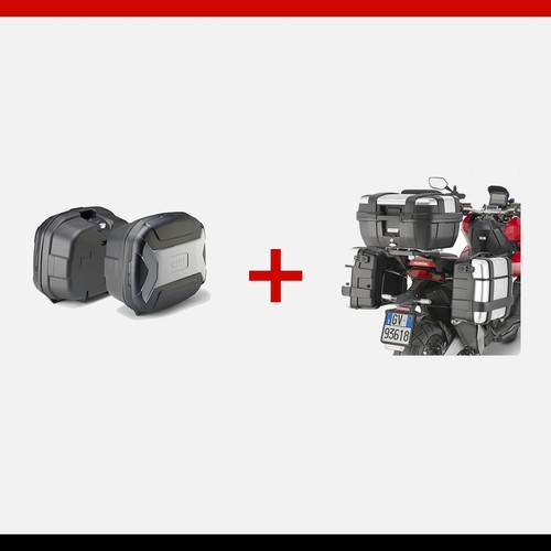 Kit givi trk35bnpack2 - kit, valigie