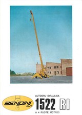 Autogru idraulica 1522 RI Bendini - Calcara Bologna  Motore OM anni '70